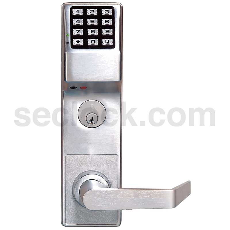 DL3500CRL US26D Alarm Lock Mortise Locks with Keypad Trim SECLOCK