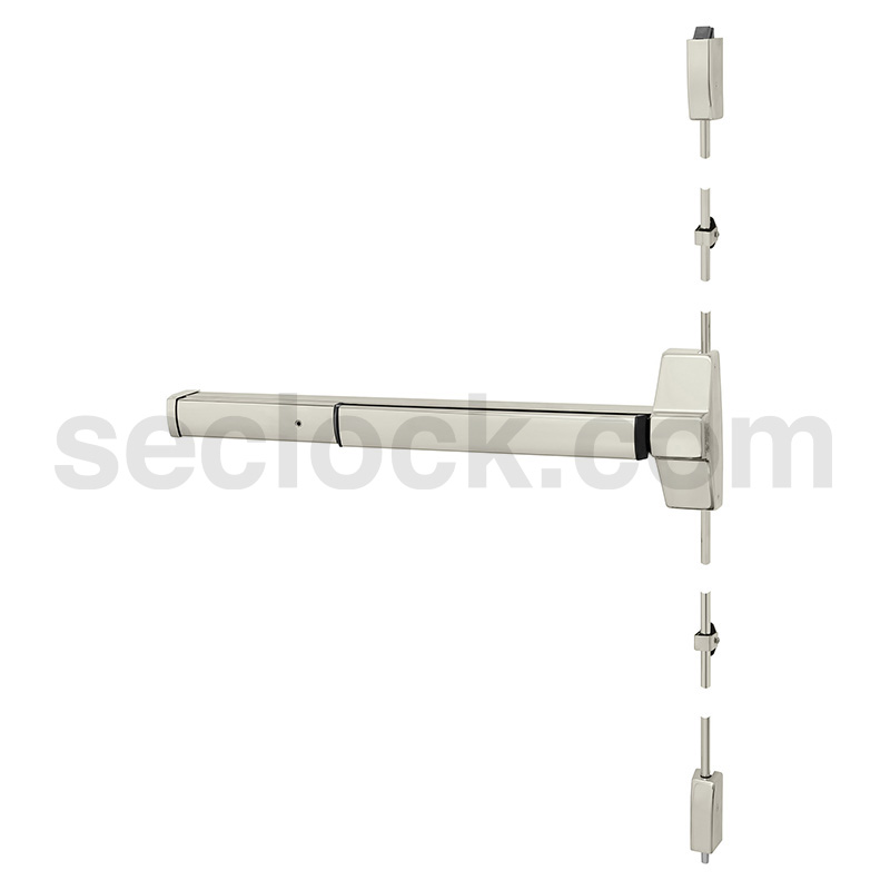 ED5470 618 Corbin Russwin Surface Vertical Rod Exit Devices SECLOCK