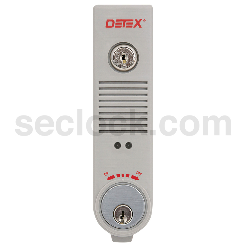 EAX-500 GRAY W-CYL KD - Detex Alarmed Exit Devices | SECLOCK