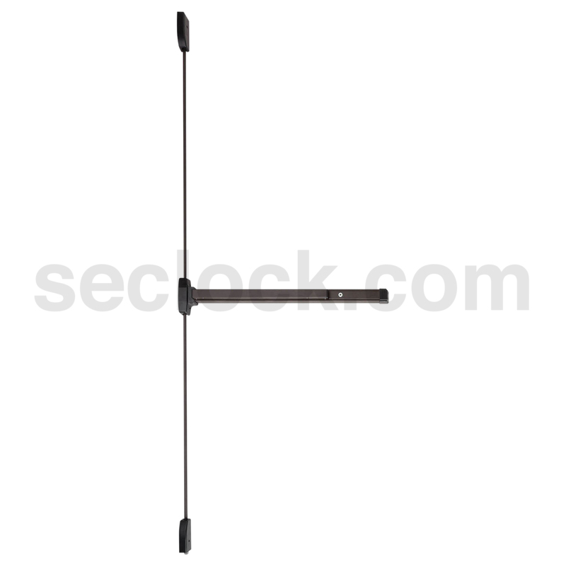 19VEO SP313 3 LHR Falcon Surface Vertical Rod Exit Devices SECLOCK