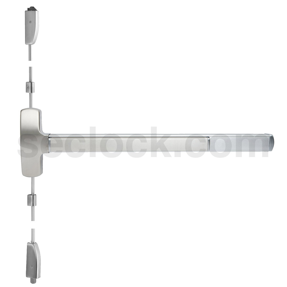 F25VEO 3 32D Falcon Surface Vertical Rod Exit Devices SECLOCK