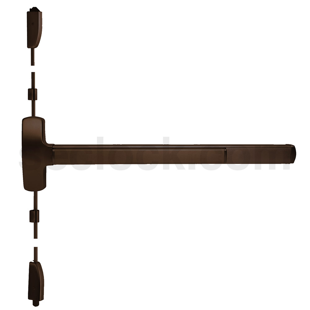 F25VEO 3 313AN Falcon Surface Vertical Rod Exit Devices SECLOCK
