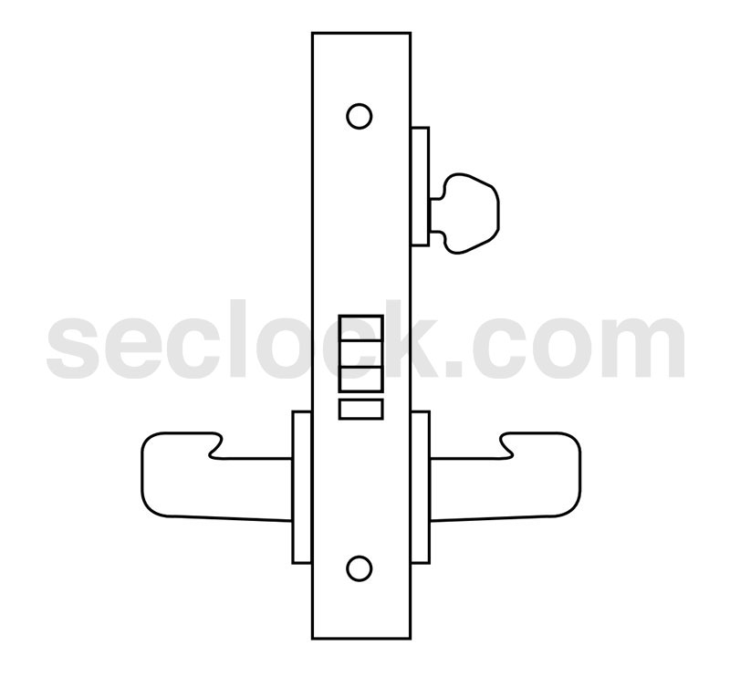 BP-8237 26D - Sargent Mortise Lock | SECLOCK
