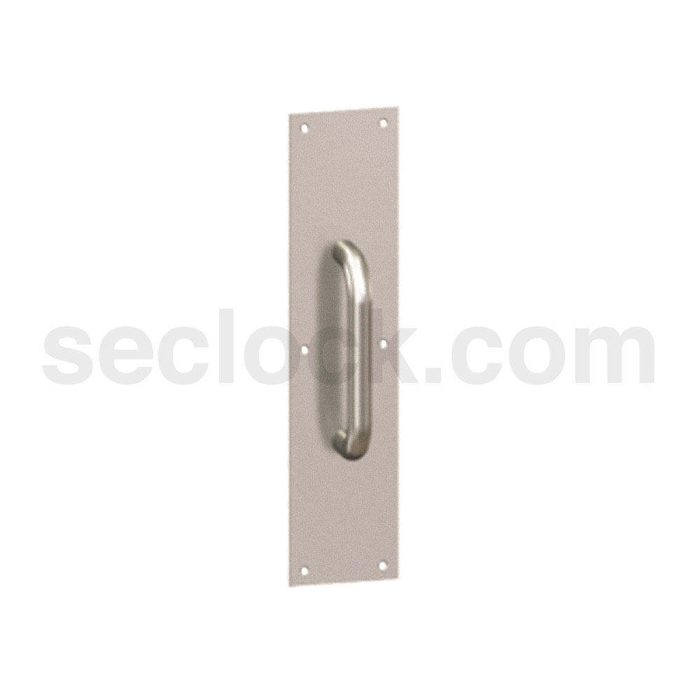 33G 4X16 US32D Hager Door Pulls, Push and Pull Plates SECLOCK