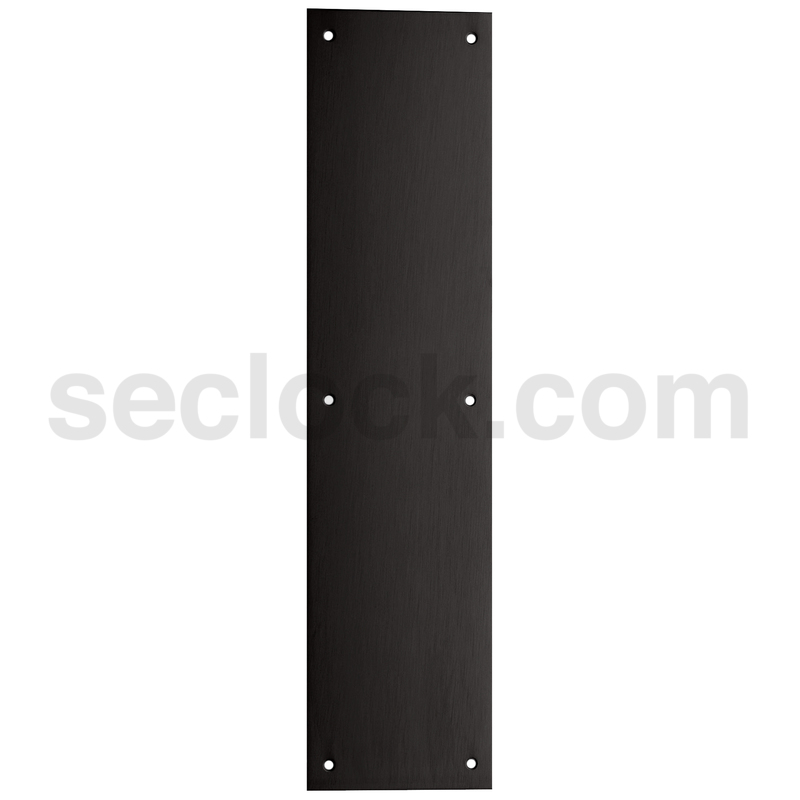 8200 BLK 4x16 Ives Door Pulls, Push and Pull Plates SECLOCK