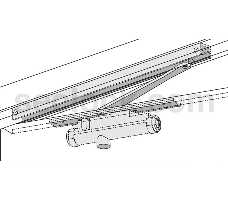 3133H LH AL LCN ConcealedinDoor Closers SECLOCK