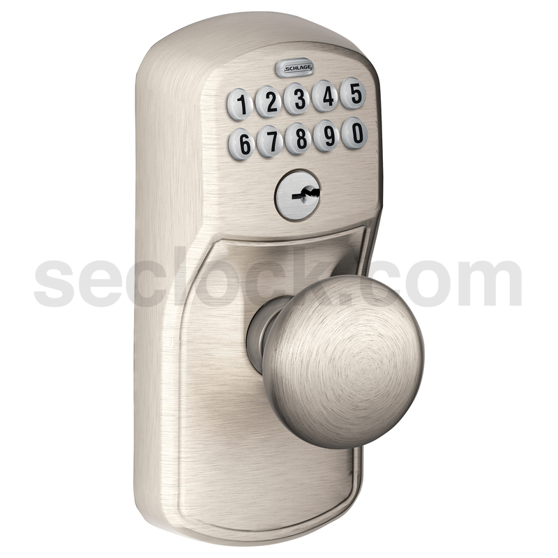 FE595 PLY619PLY Schlage Residential Cylindrical Locks with Keypad Trim SECLOCK