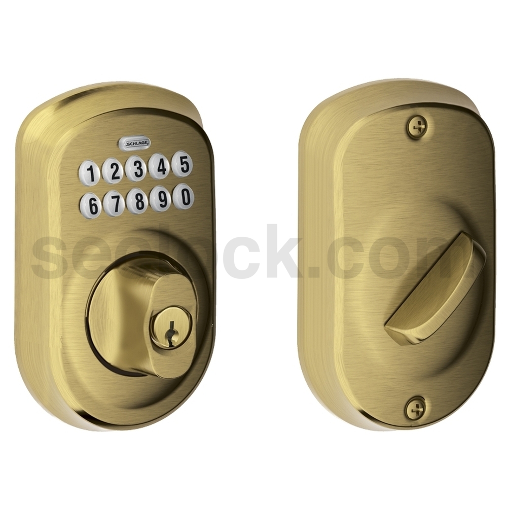 BE365 PLY 609 Schlage Residential Deadbolts and Deadlatches SECLOCK