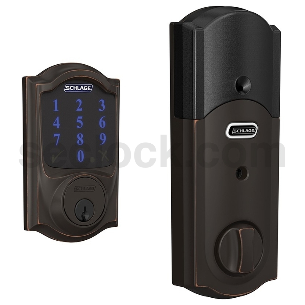 BE469ZP CAM 716 Schlage Residential Tubular Deadbolts and Deadlatches