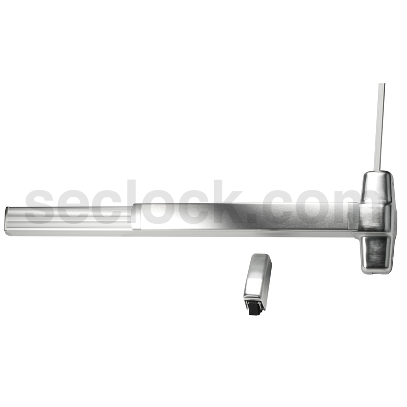 9927EO 3 US28 LBR Von Duprin Surface Vertical Rod Exit Devices SECLOCK