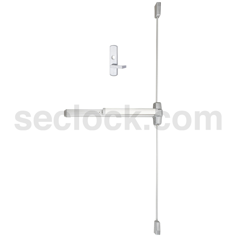 9927L06 3 26D LHR Von Duprin Surface Vertical Rod Exit Devices SECLOCK